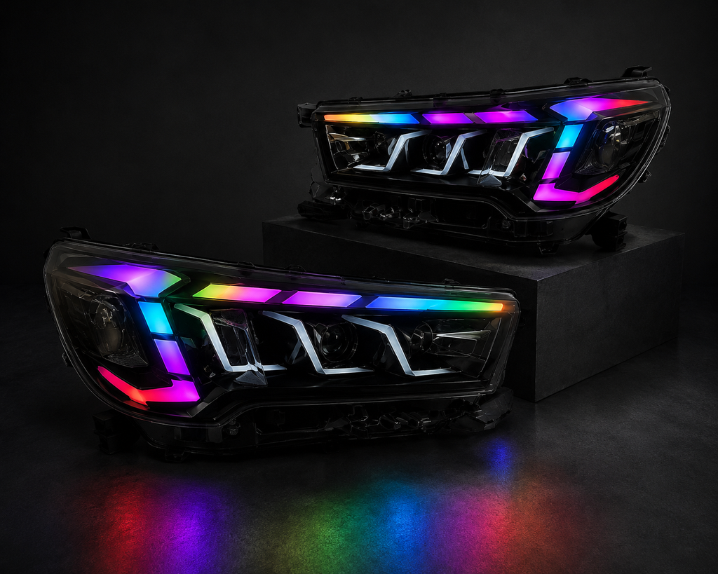 Hilux N80 RGB LED Headlights – Recon Series