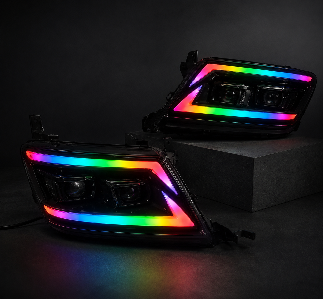 Hilux N70 RGB LED Headlights