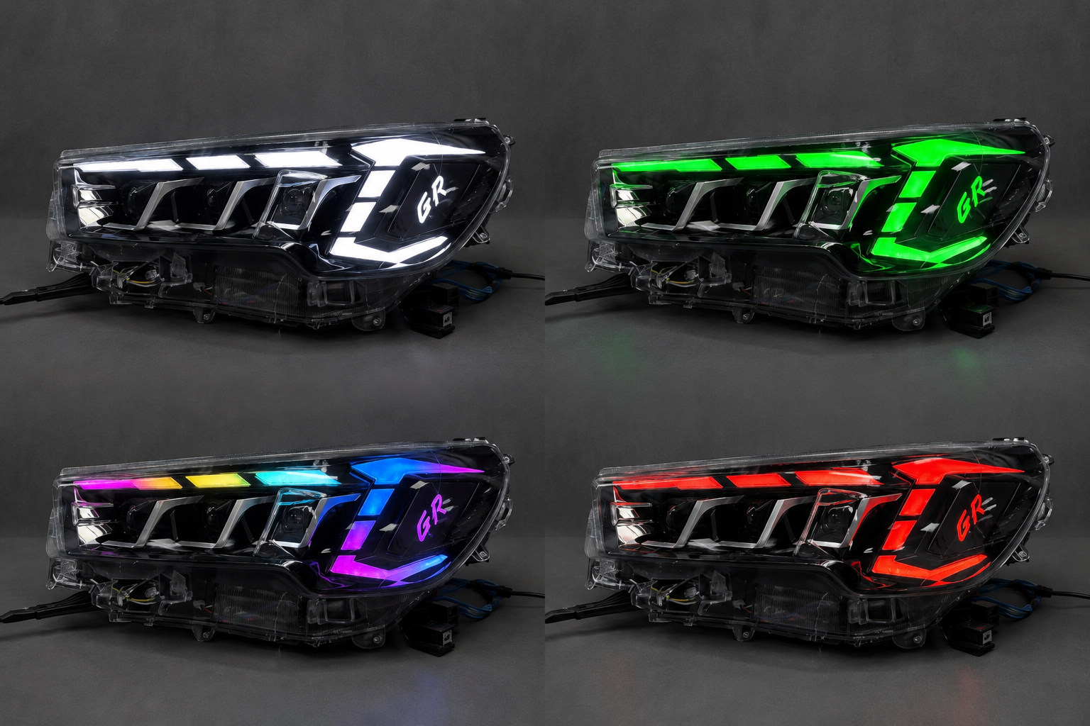 Hilux N80 RGB LED Headlights – Recon Series