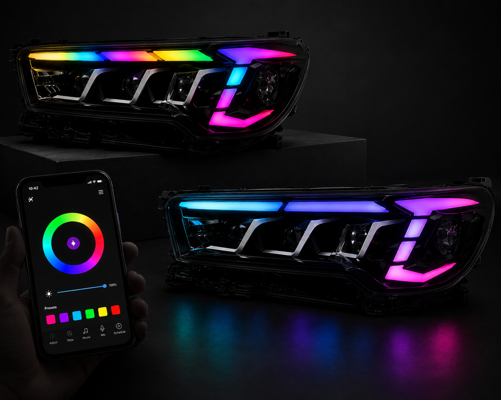 Hilux N80 RGB LED Headlights – Recon Series