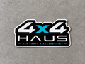 4x4 Haus Sticker