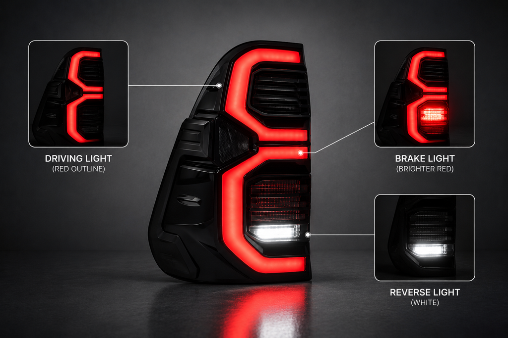 Hilux N80/90 RGB LED Taillights