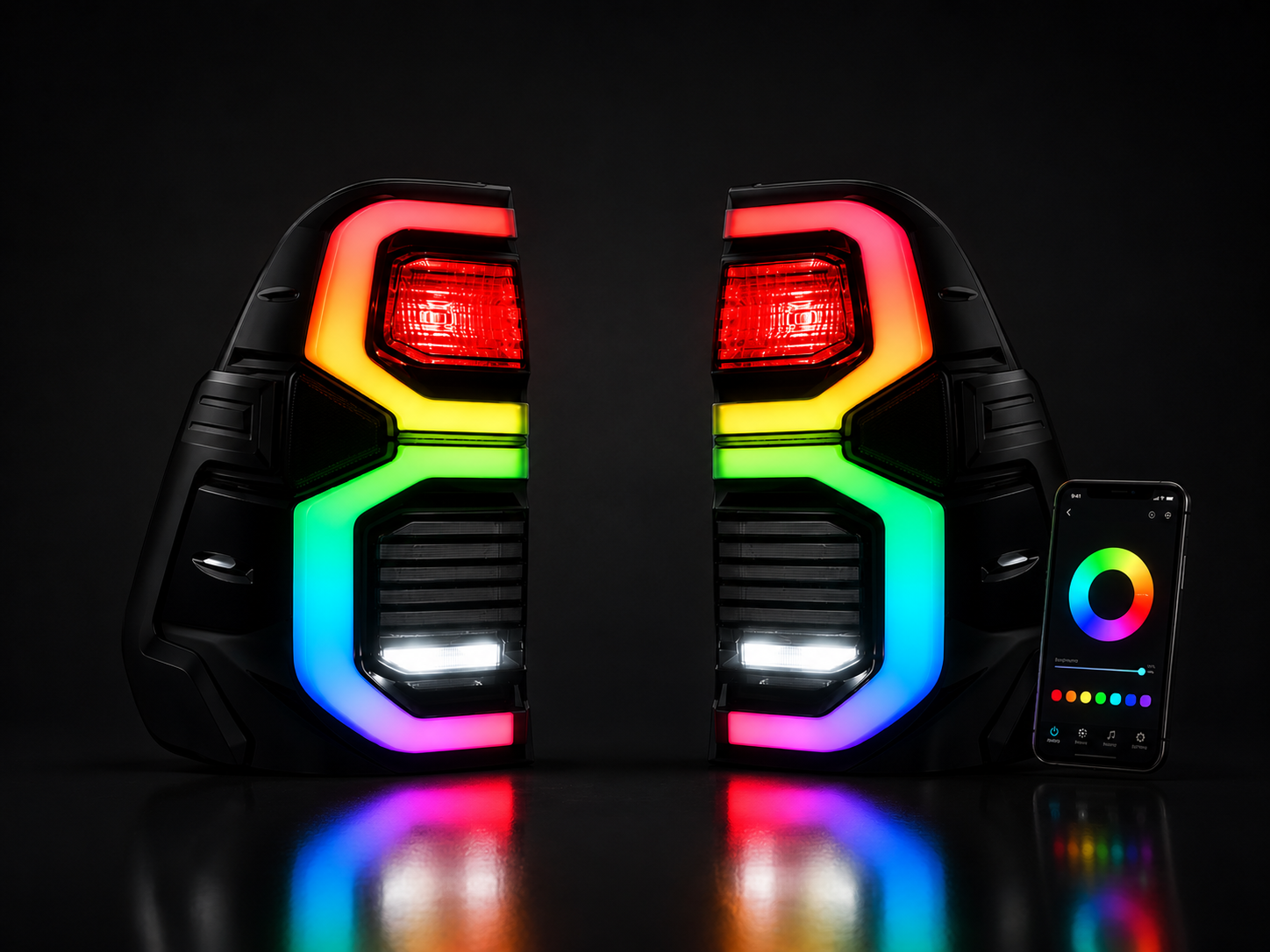 Hilux N80/90 RGB LED Taillights